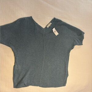 Lou & Grey NWT Teal Knit Sweater